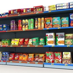 Grocery shelves Grocery shelves