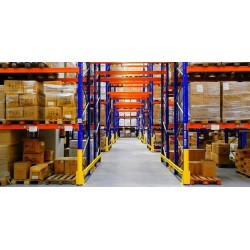 Industrial warehouse shelves