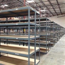 Warehouse shelves