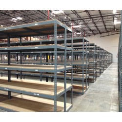 Warehouse shelves