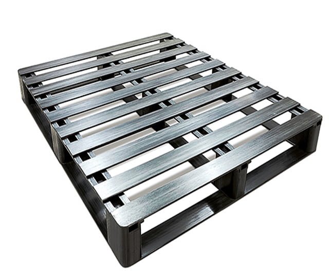 High-strength steel pallets