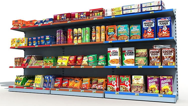 Please choose Navvina's grocery shelf products and services to use