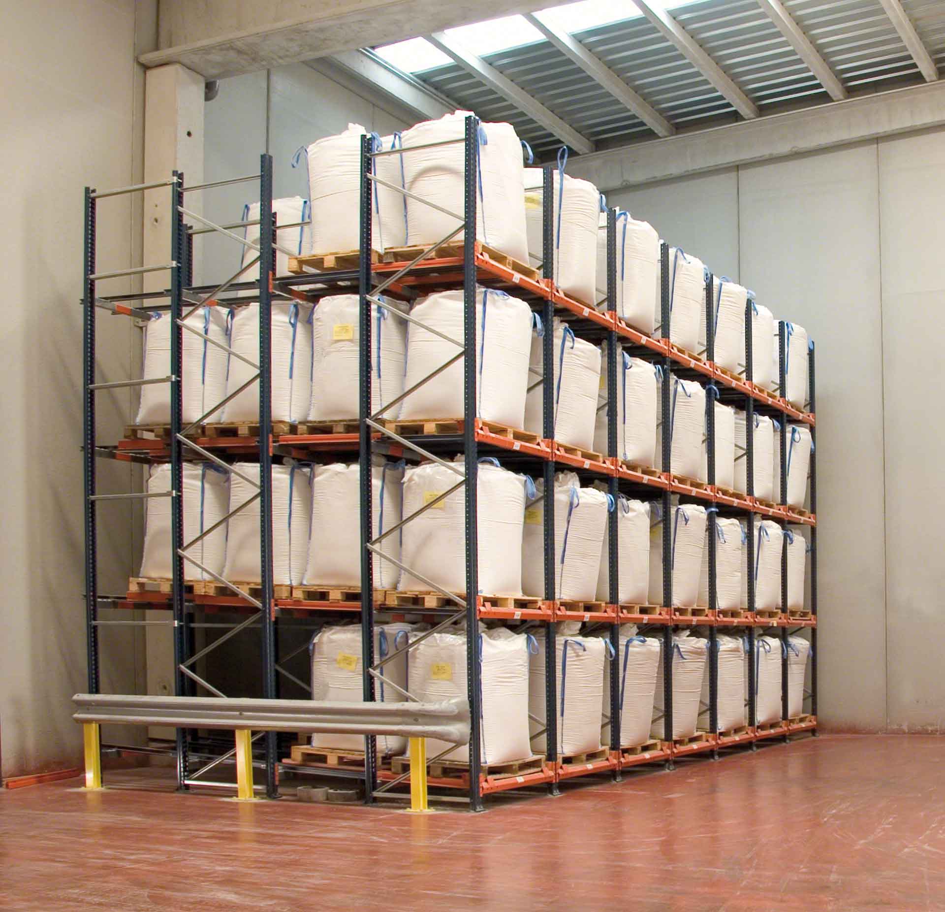 Push back racking system