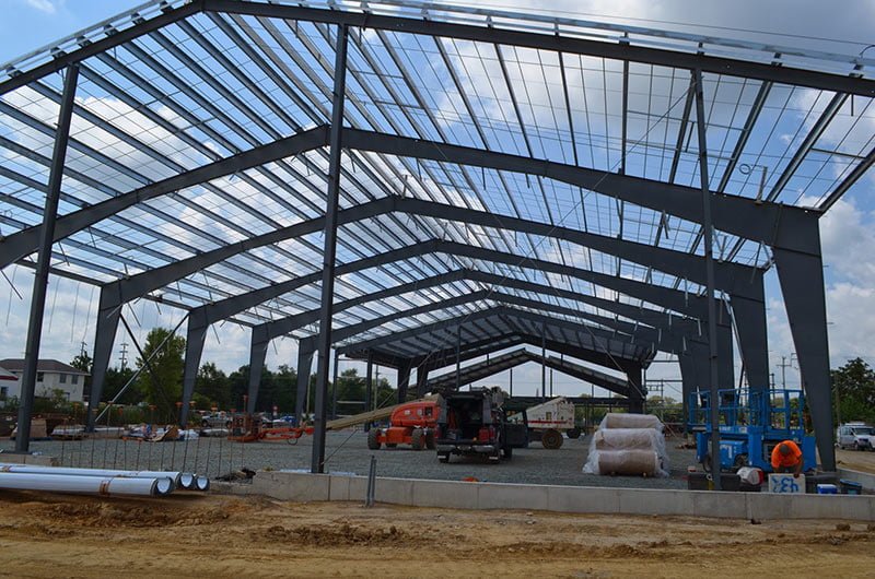 Installation and construction of pre-engineered steel buildings