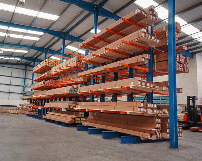 Cantilever racking system