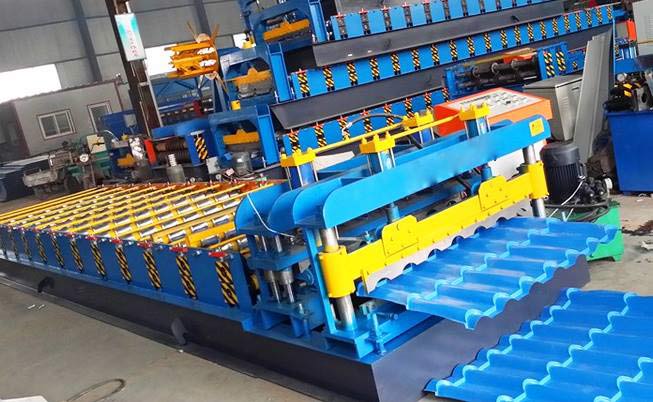 Corrugated iron rolling machine products