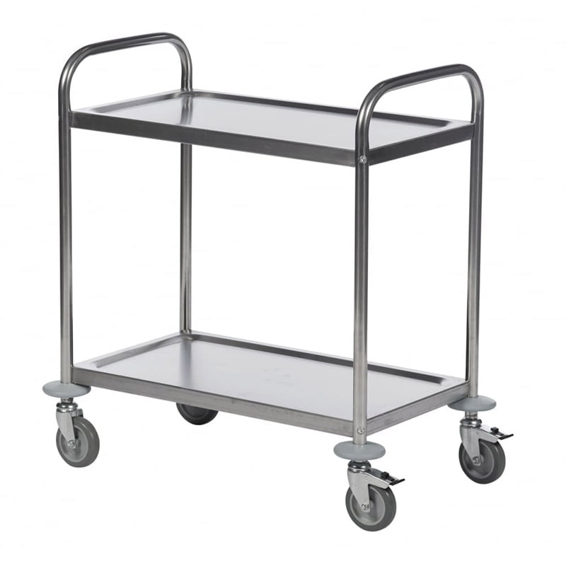 2-compartment shopping cart