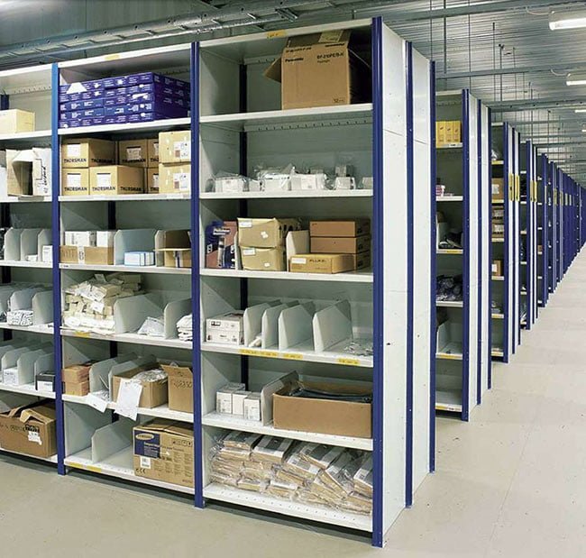 Shelves do not use pallets to store files