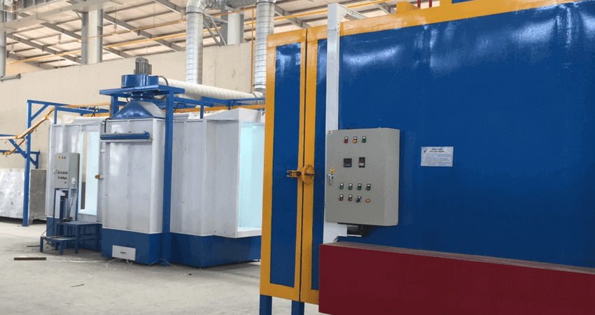 Powder coating systems are used by many businesses in Vietnam